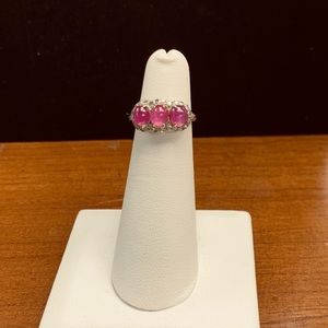 Ruby and diamond ring